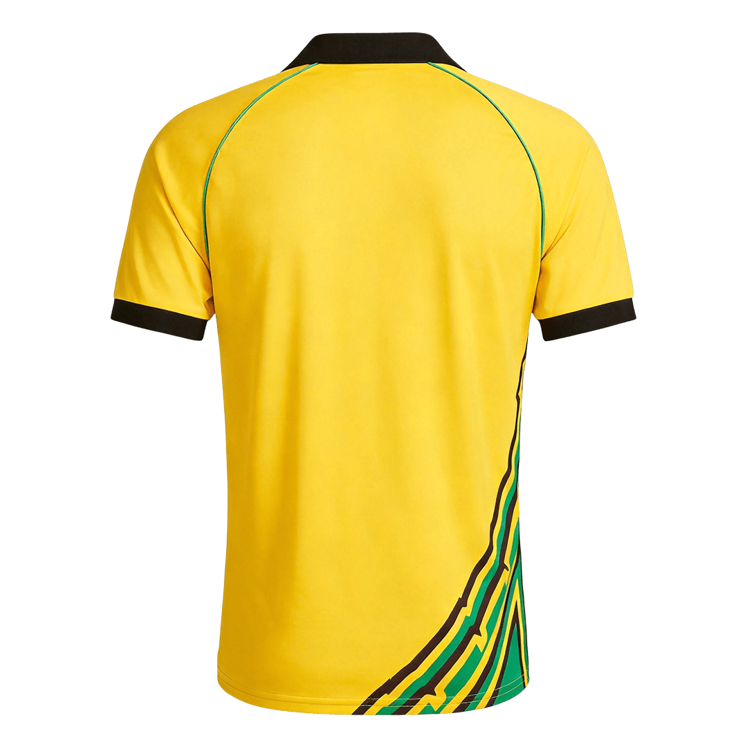 Retro Jamaica Mens Home Soccer Jersey 1998 Yellow