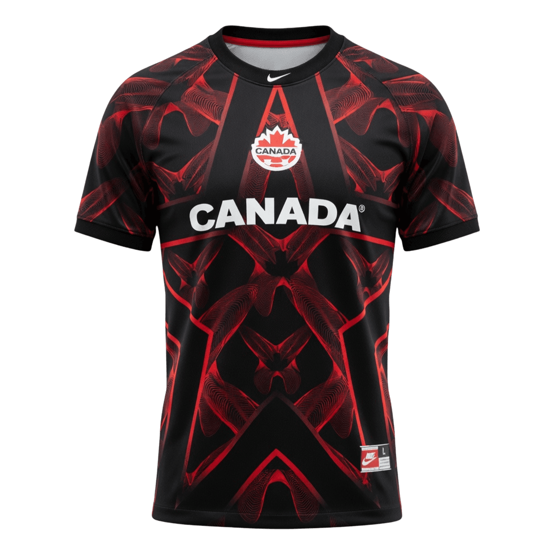 Canada Mens Soccer Jersey World Cup 2026 Red&Black