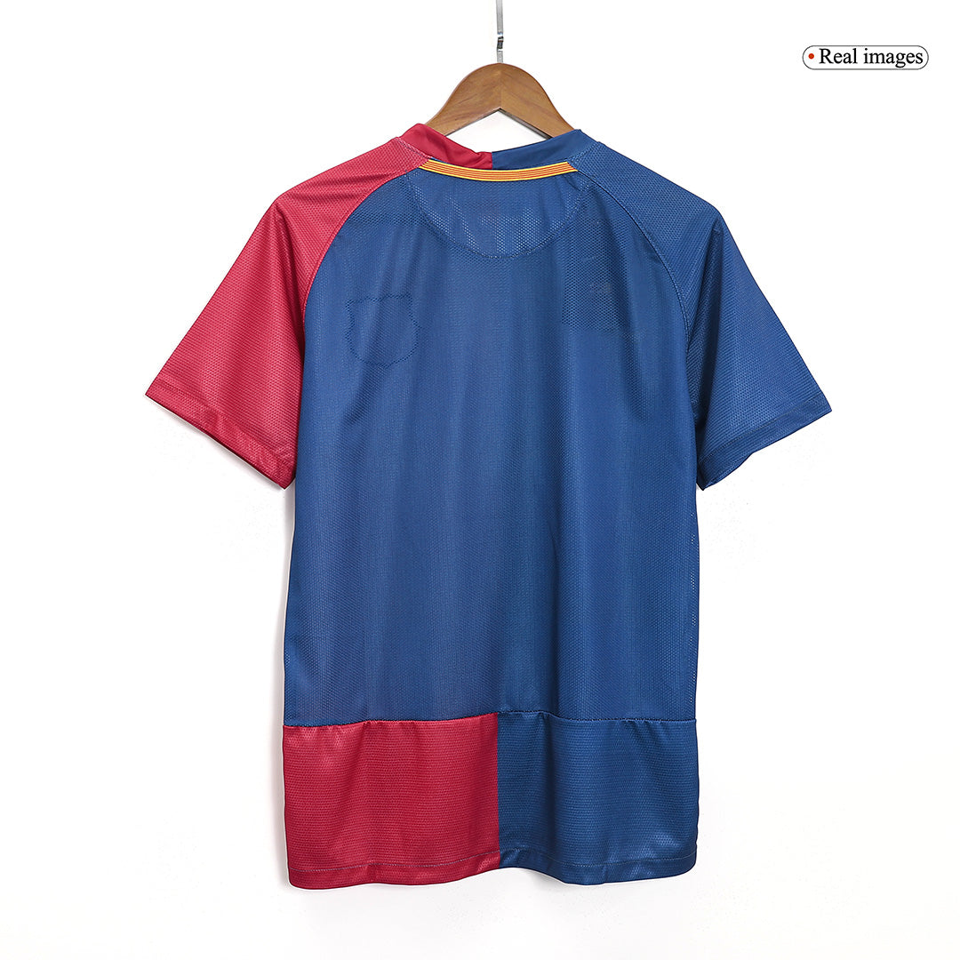 Retro Barcelona Mens Home Soccer Jersey UCL Final UCL 2008/09