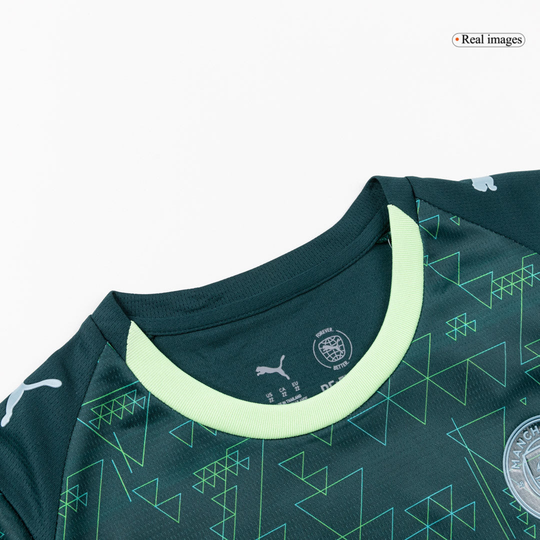 Manchester City Kids Soccer Kit 2025/26 Green