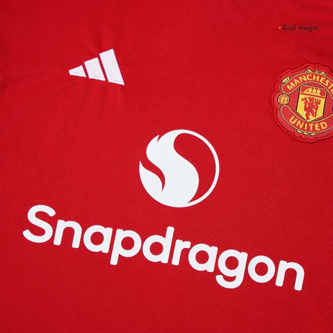 Manchester United Kids Home Soccer Kit 2025/26 Red