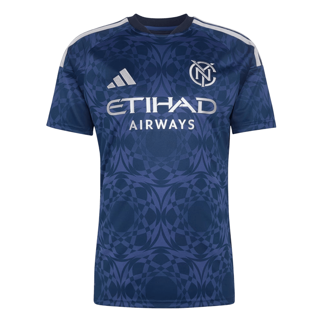 New York City Mens Away Soccer Jersey 2025/26 Blue