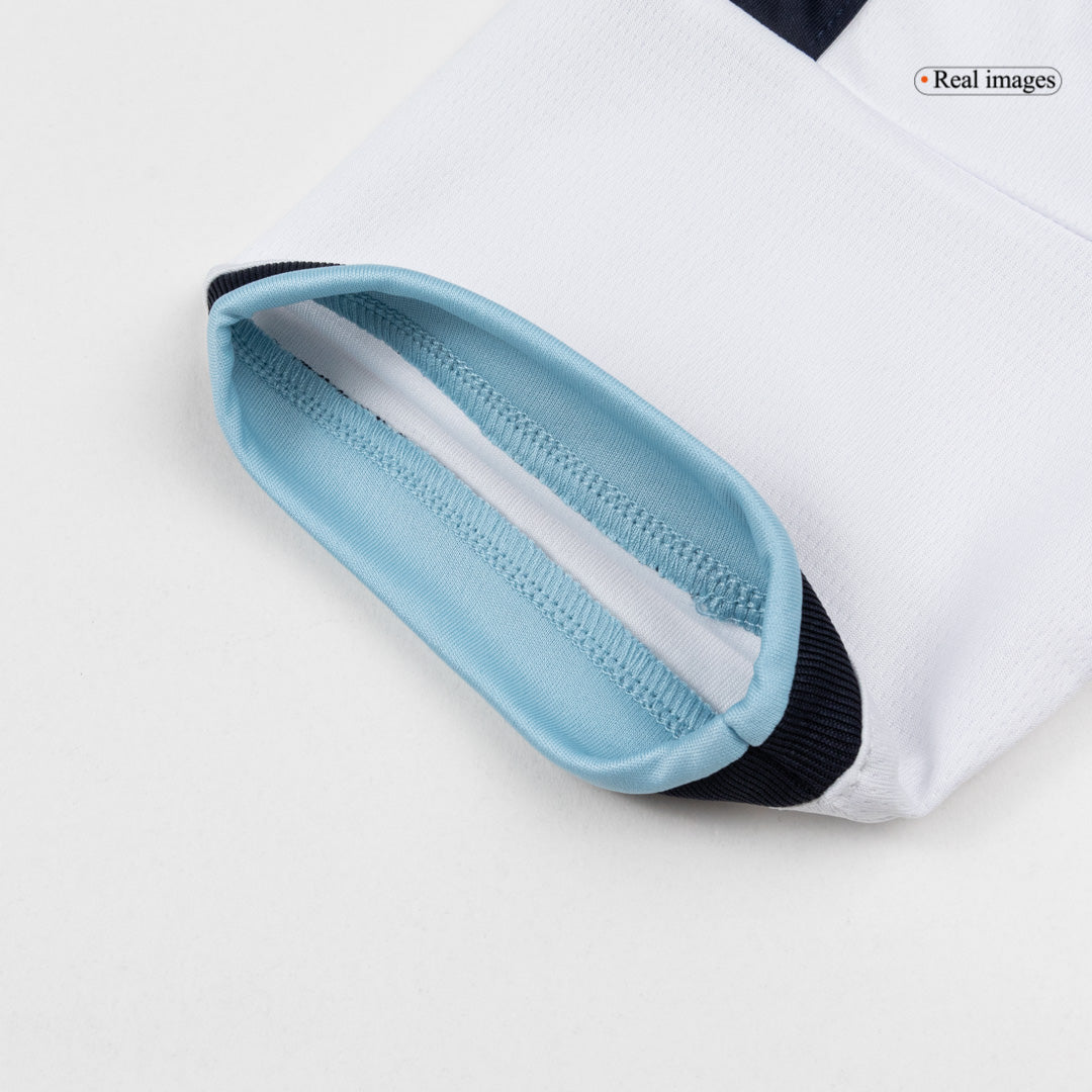 J. ALVAREZ #9 Argentina Kids Home Soccer Kit World Cup 2026 Blue&White [PREMIUM]