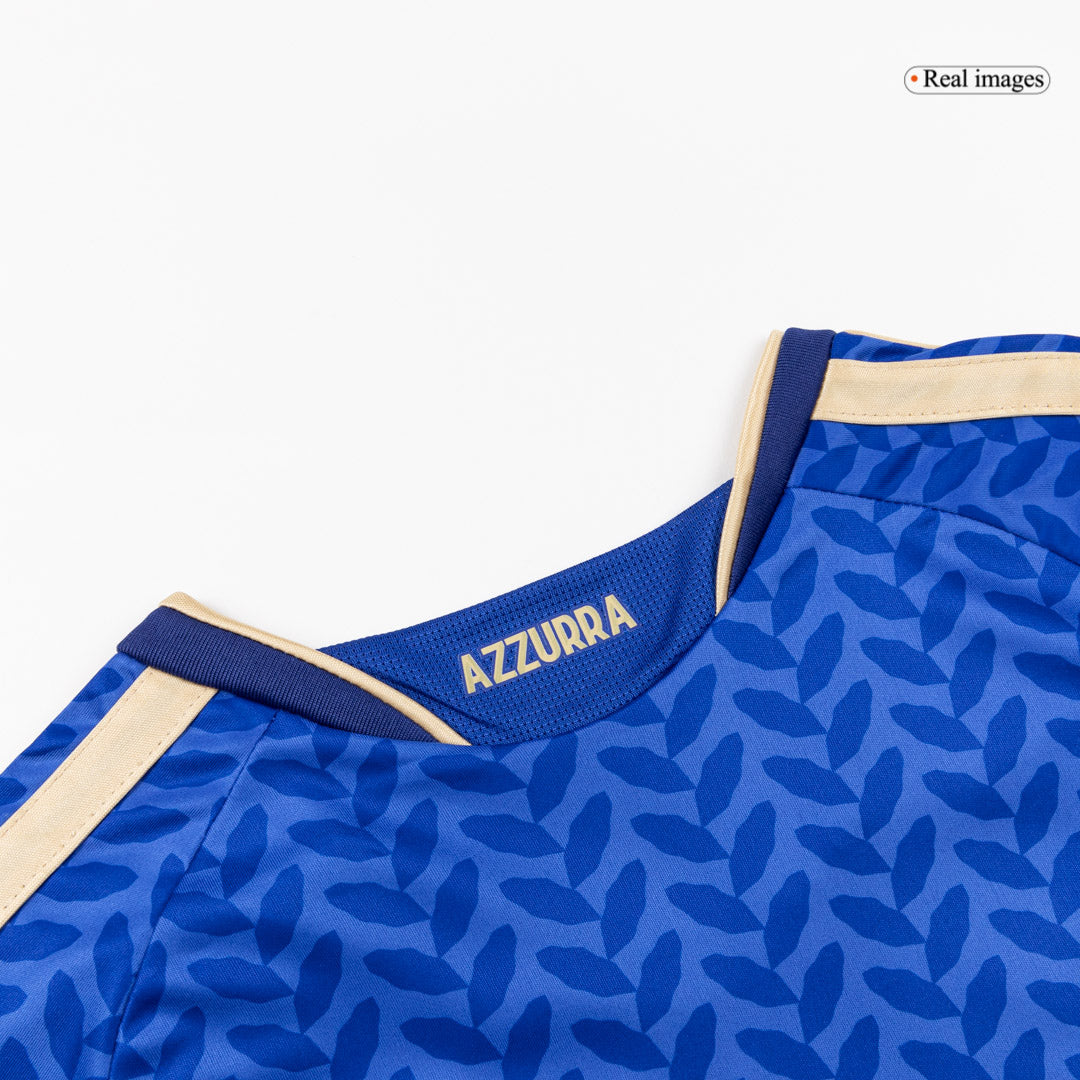 Italy Kids Home Soccer Kit World Cup 2026 Blue [PREMIUM]