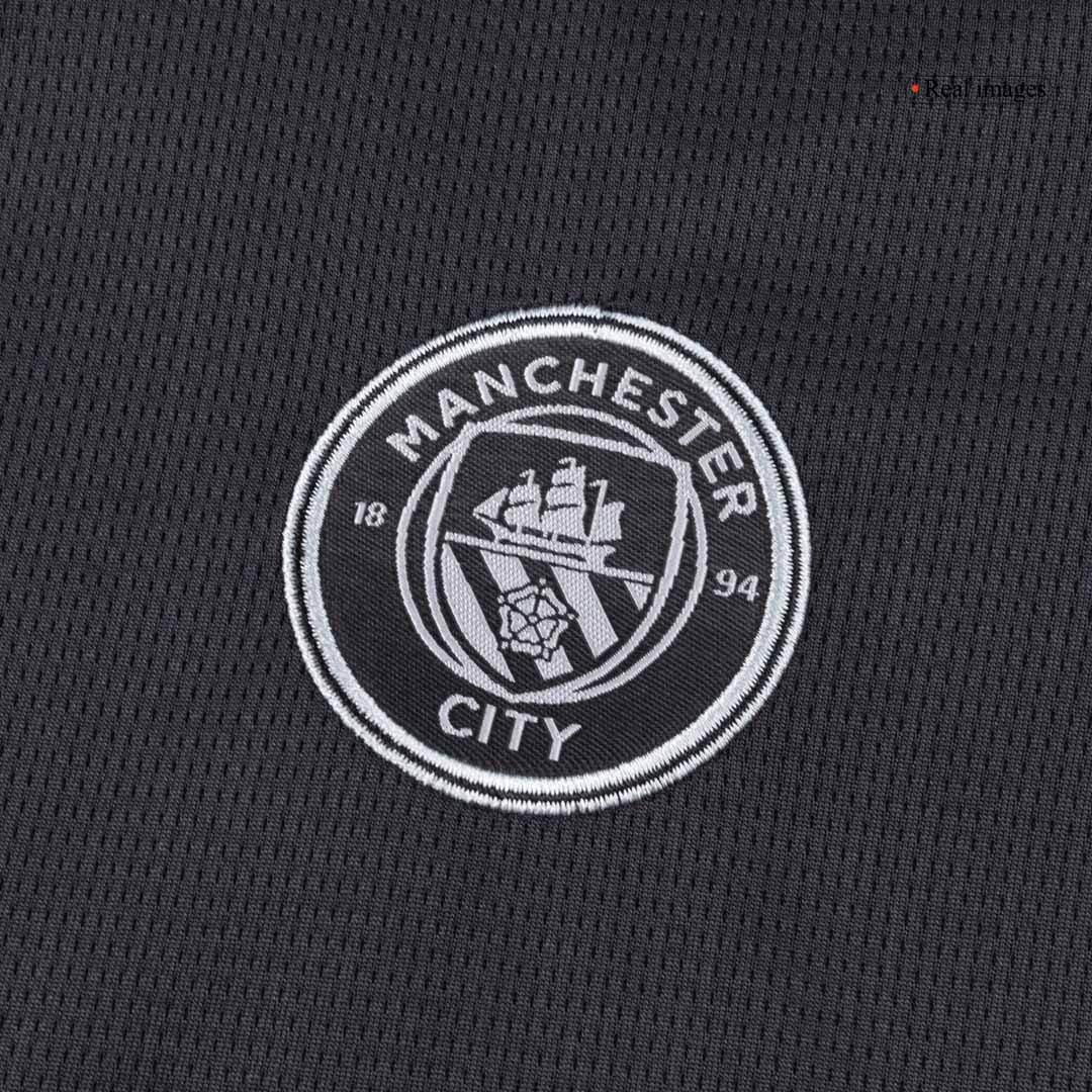 Manchester City Kids Away Soccer Kit 2025/26 Black