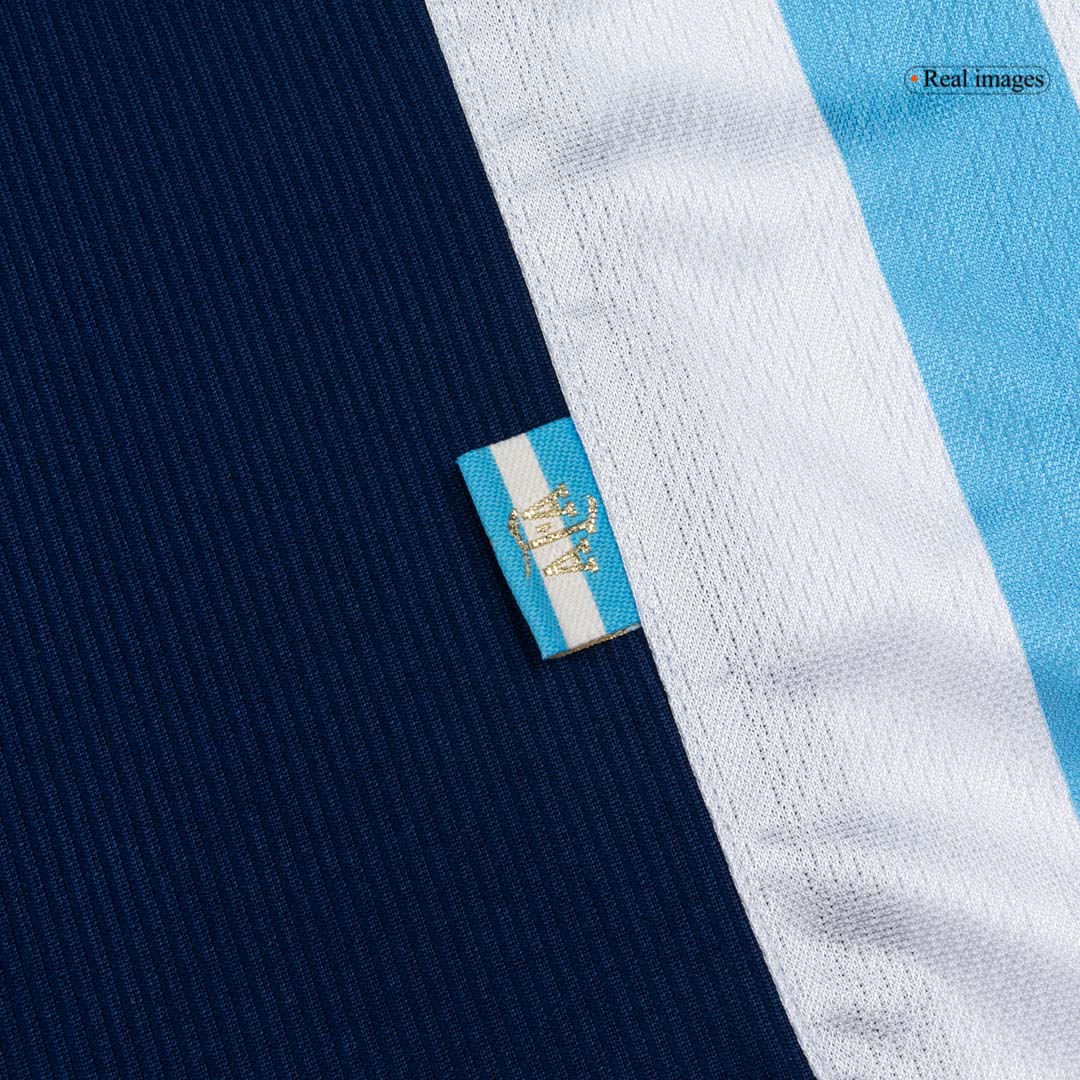 Retro Argentina Mens Away Soccer Jersey 1998 Navy