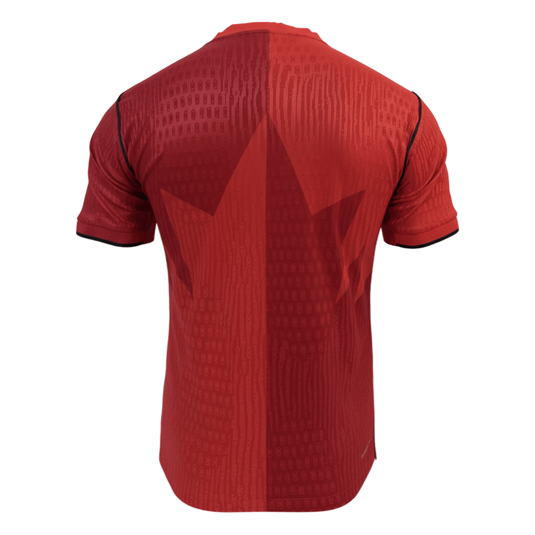 Canada Mens Home Soccer Jersey World Cup 2026 Red - Player Version