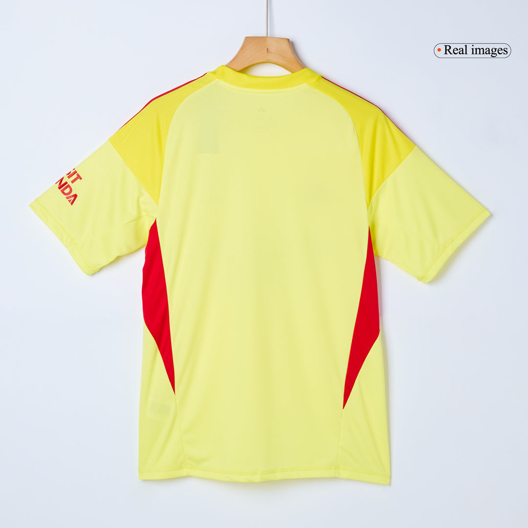 Arsenal Mens Soccer Jersey 2025/26 Yellow