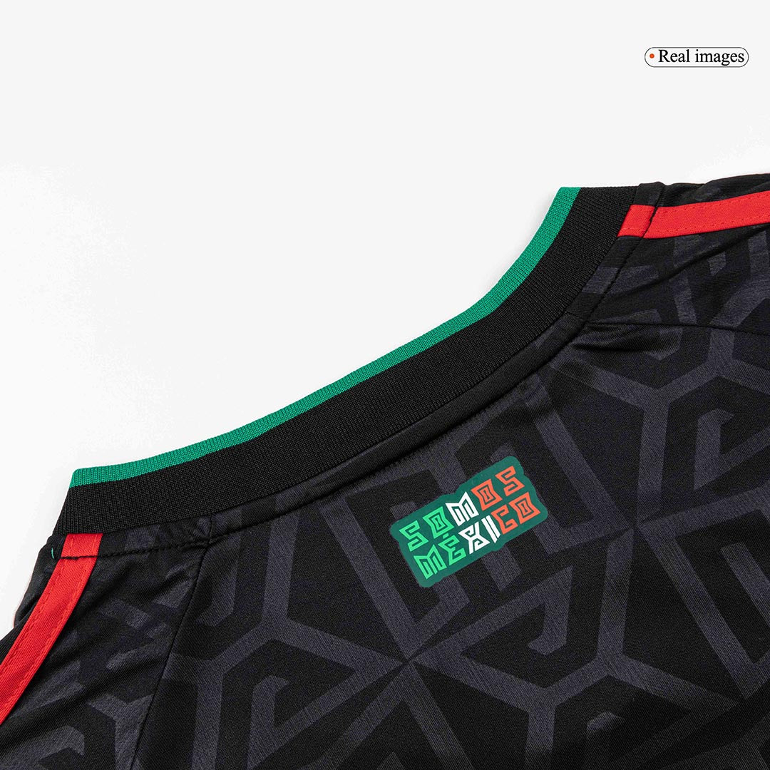 Mexico Mens Long Sleeve Soccer Jersey World Cup 2026 Black