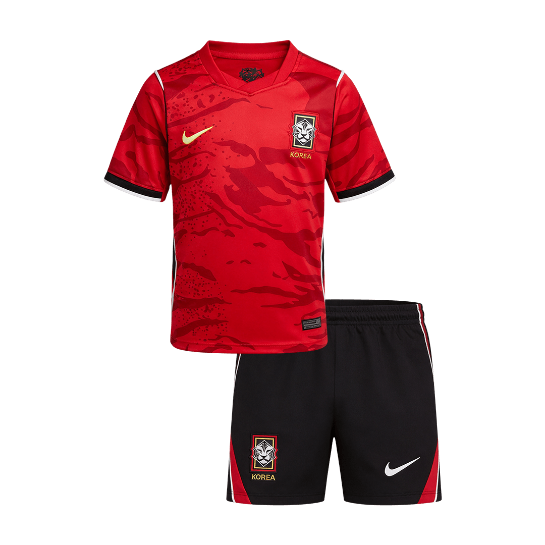 South Korea Kids Home Soccer Kit World Cup 2026 Red