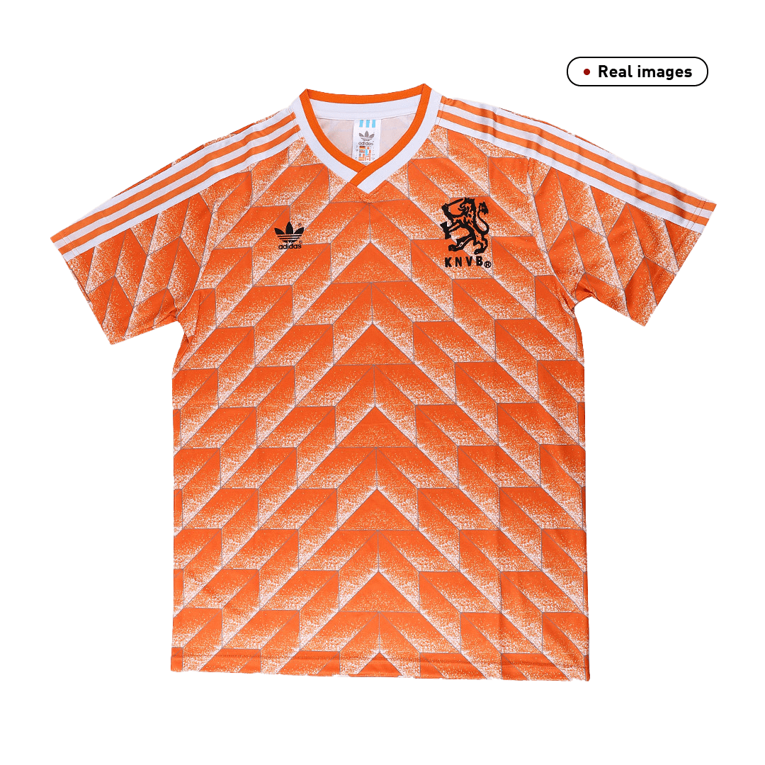 Retro Netherlands Mens Home Soccer Jersey 1988