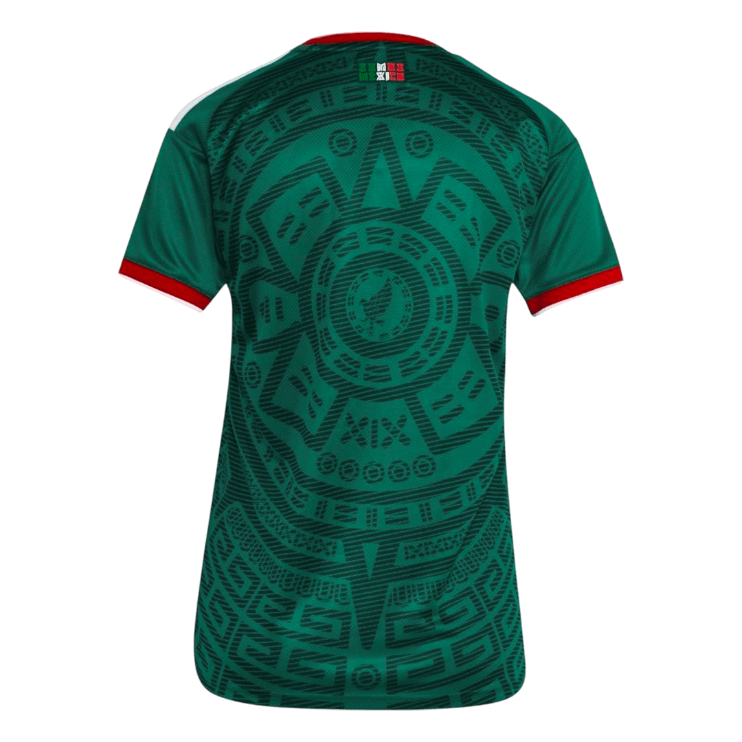 Mexico Womens Home Soccer Jersey World Cup 2026 Green