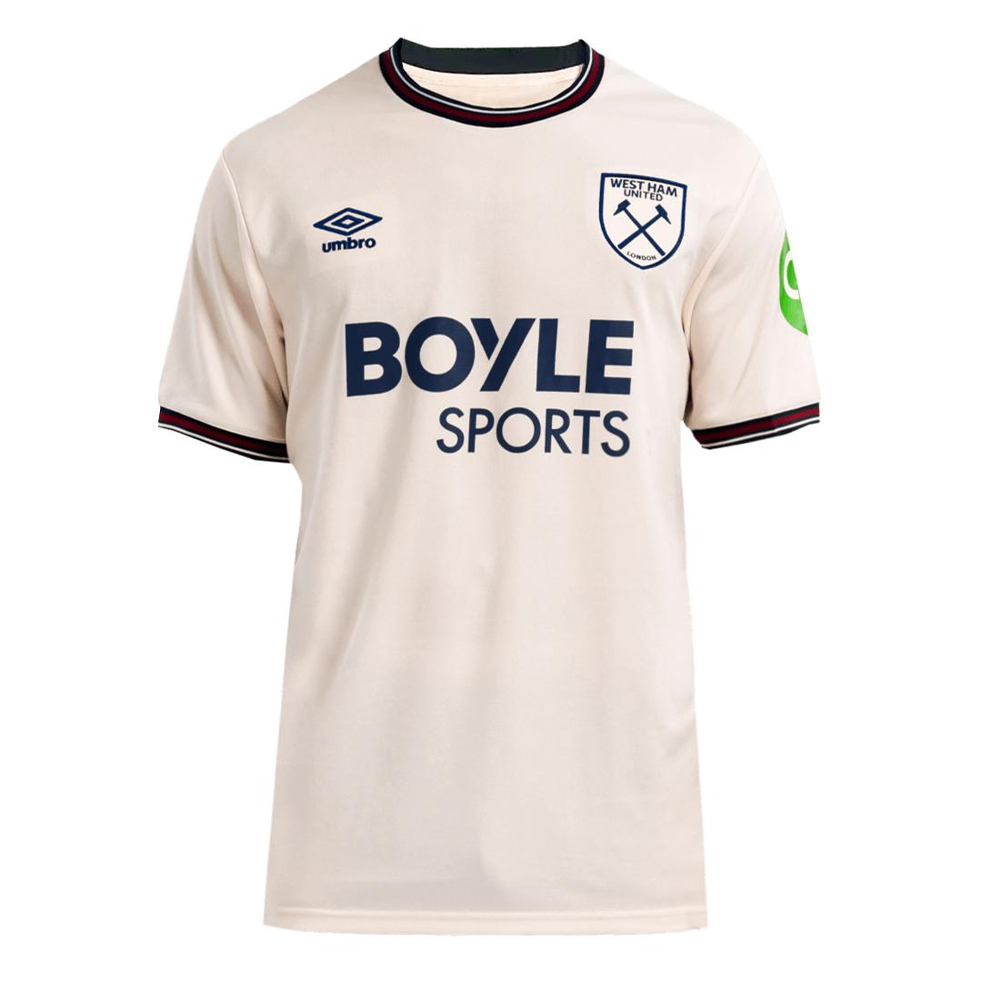 West Ham United Mens Away Soccer Jersey 2025/26 White