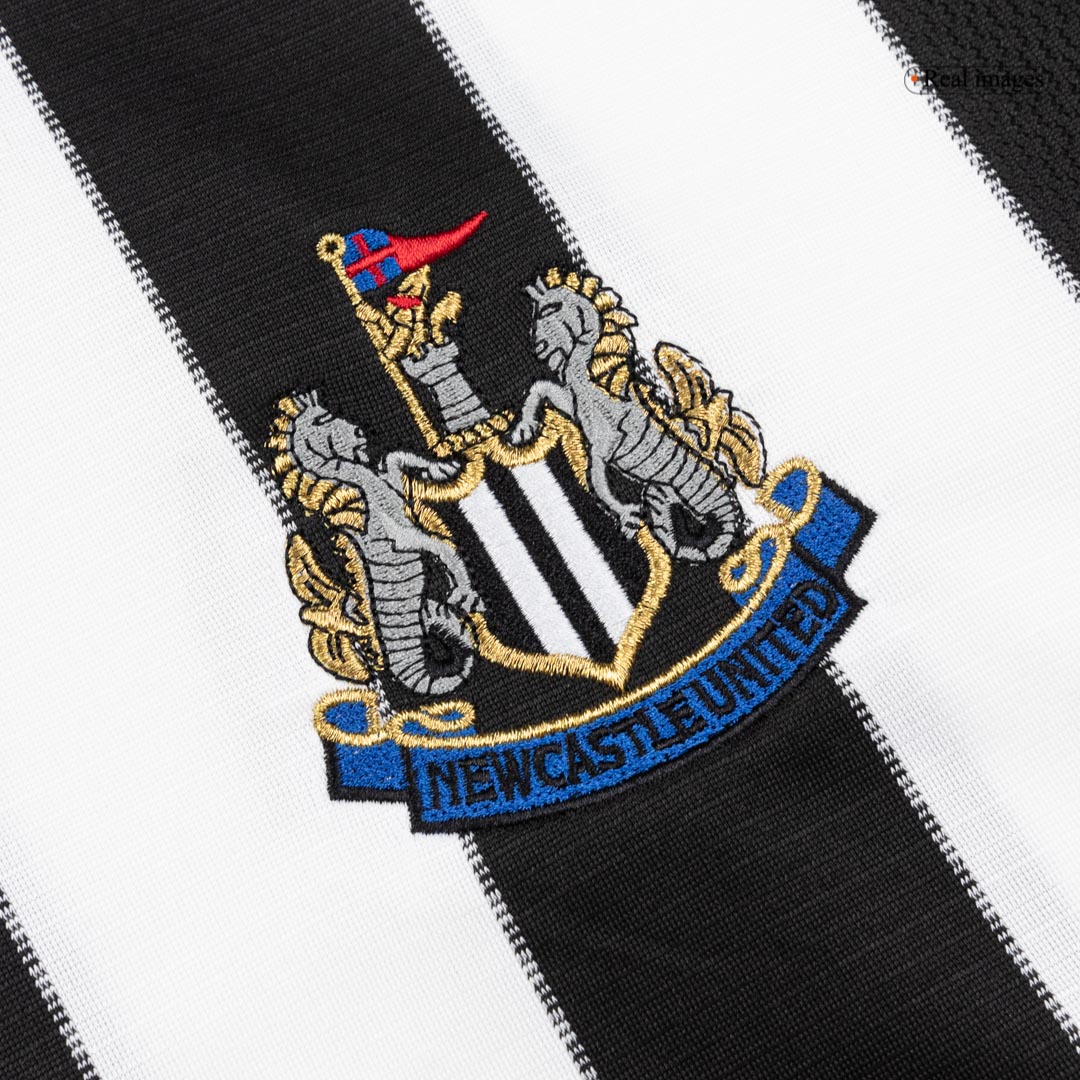 Retro Newcastle United Mens Home Soccer Jersey 1999/00 Black&White