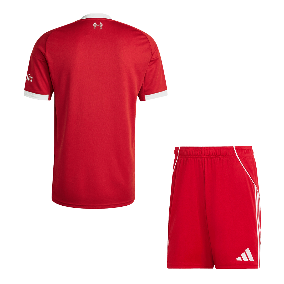 Liverpool Mens Home Soccer Kit 2025/26 Red
