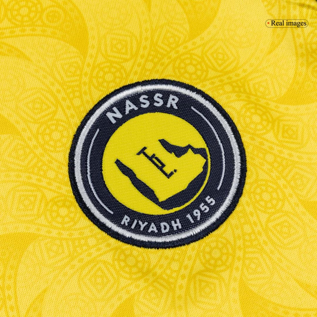 Al Nassr Kids Home Soccer Kit 2025/26 Yellow