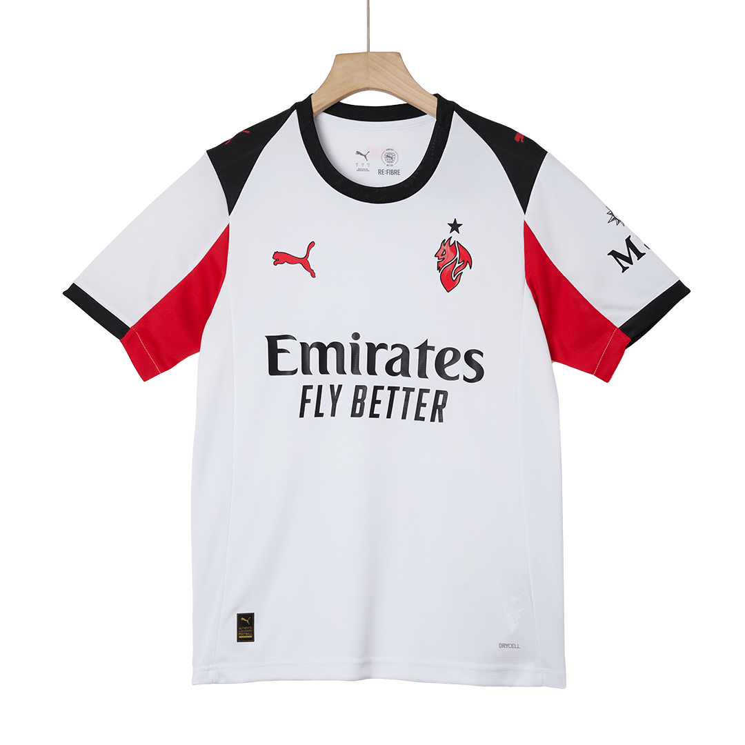 AC Milan Mens Away Soccer Jersey 2025/26 White