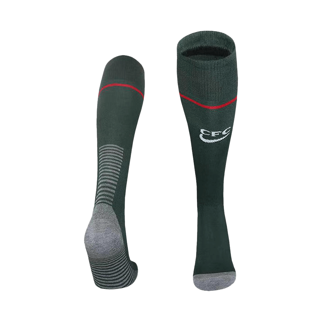 Chelsea Kids Away Soccer Socks 2025/26 Green [PREMIUM]