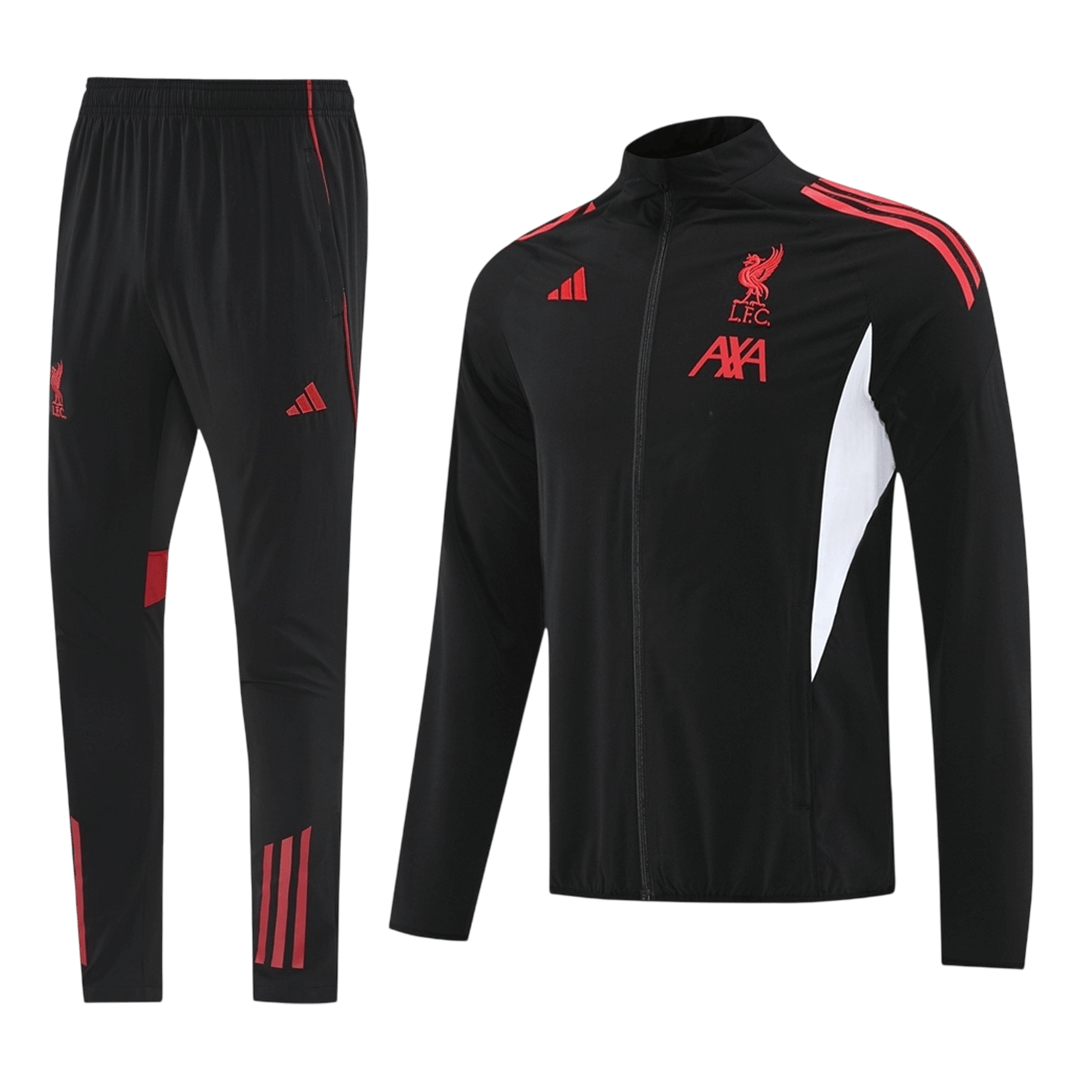 Liverpool Mens Training Tracksuit Kit 2025/26 Black