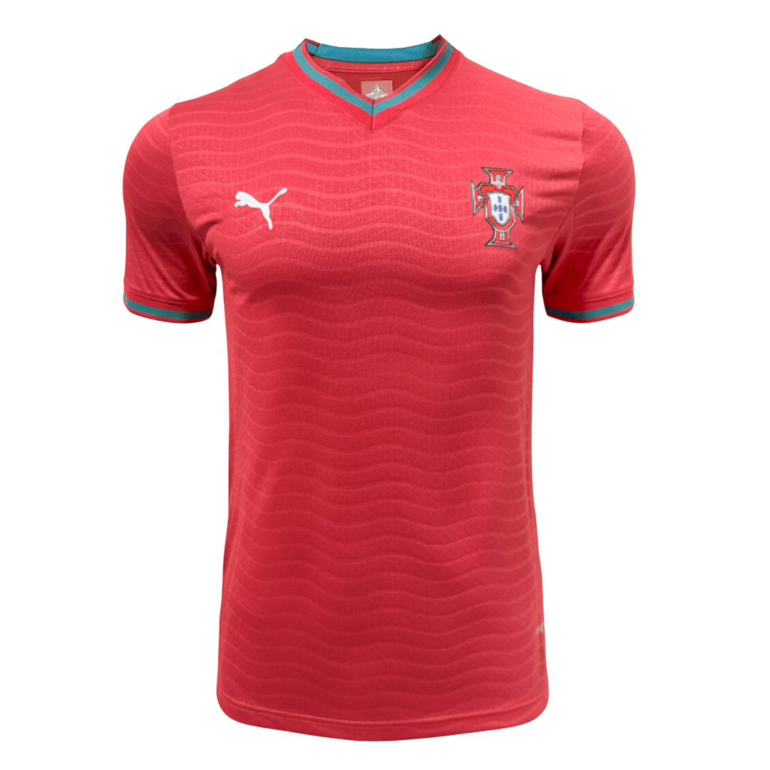 Portugal Mens Home Soccer Jersey World Cup 2026 Red - Player Version