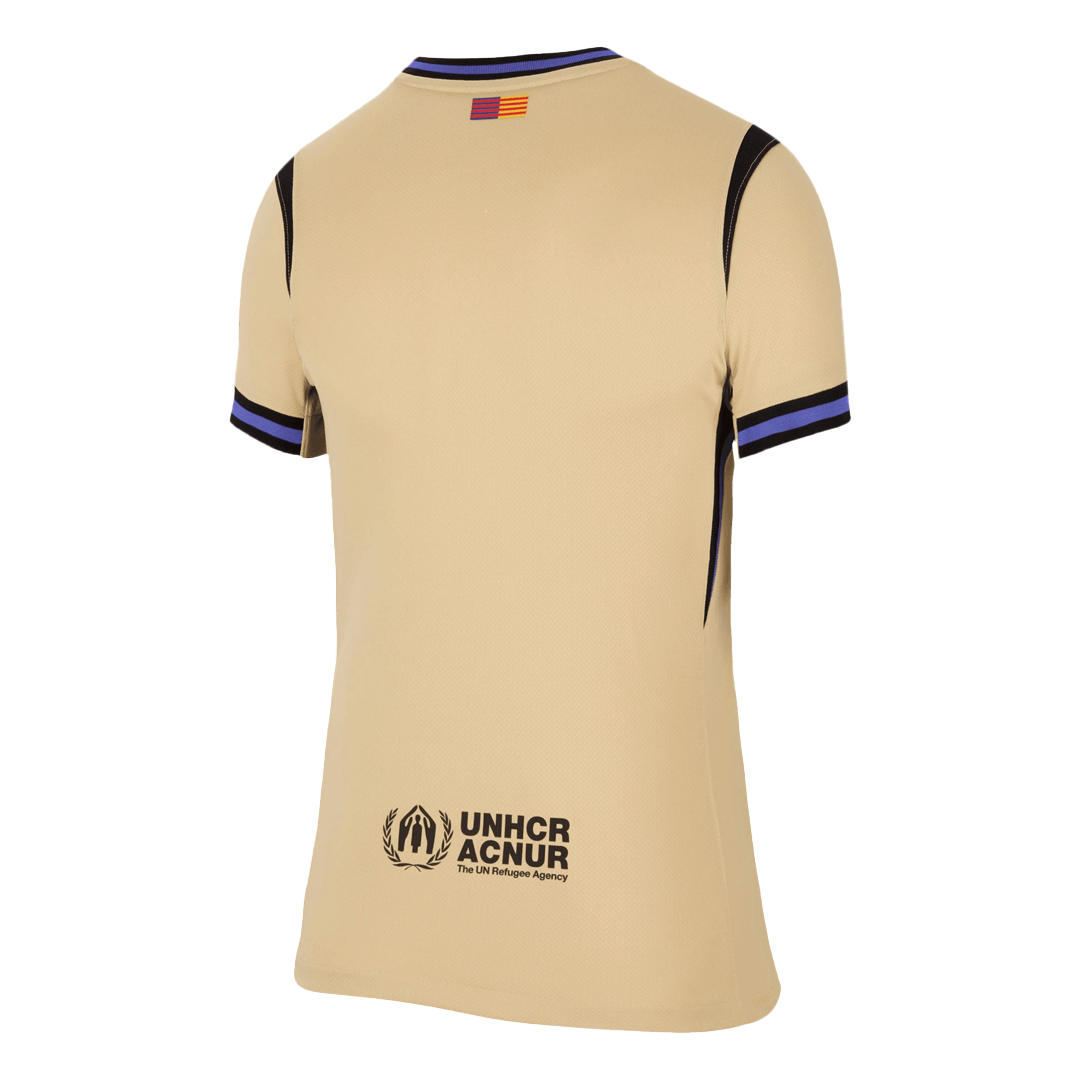 Barcelona Womens Away Soccer Jersey 2025/26 Yellow