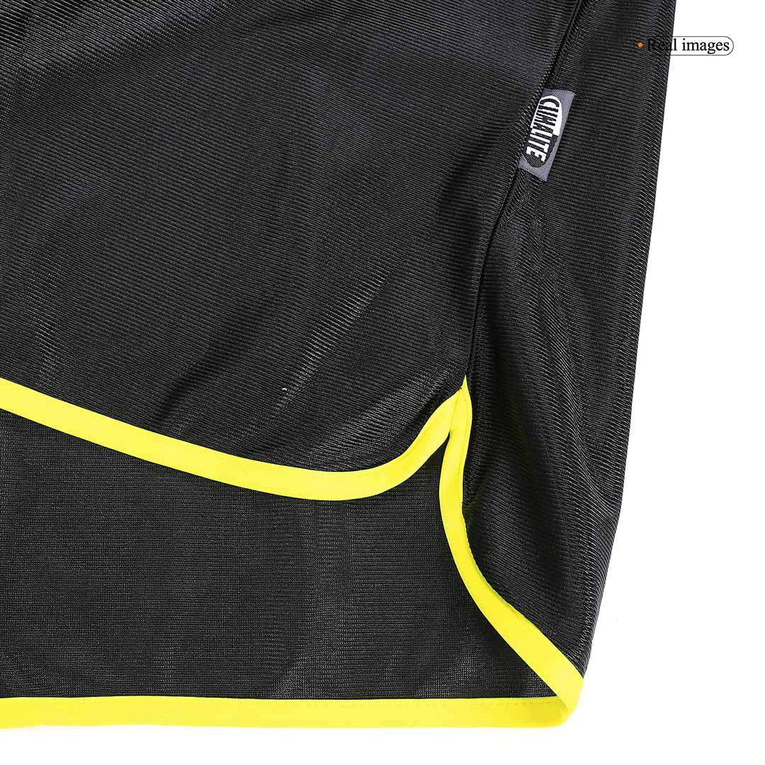 Retro Real Madrid Mens Away Soccer Jersey 1999/00 Black