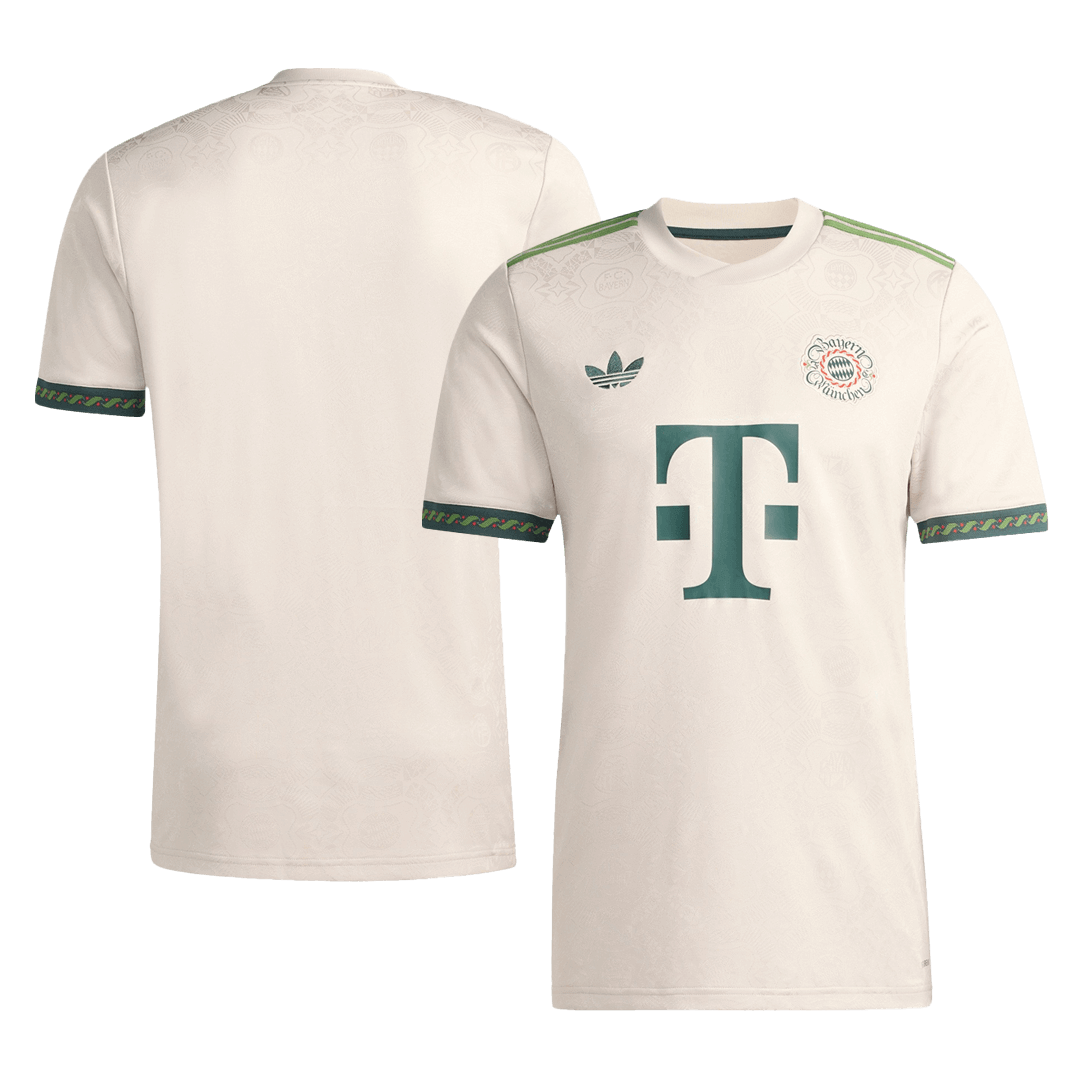 Bayern Munich Mens Soccer Jersey 2025/26 Beige