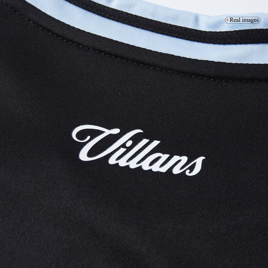Aston Villa Mens Away Soccer Jersey 2025/26 Black