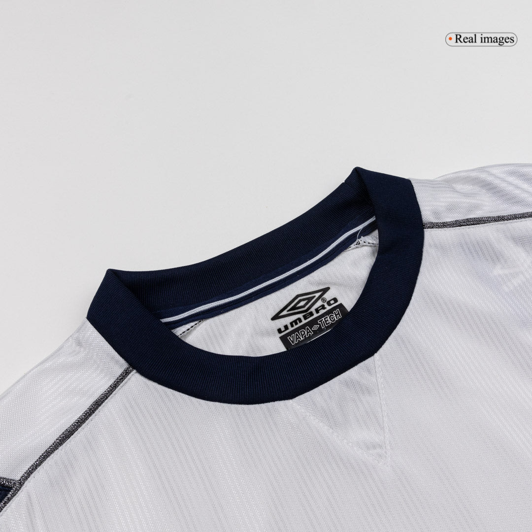 Retro Manchester United Mens Away Soccer Jersey 2000/01 White