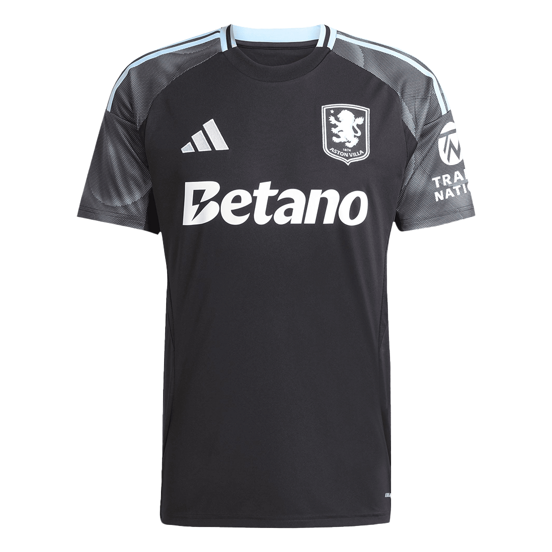 Aston Villa Mens Away Soccer Jersey 2025/26 Black