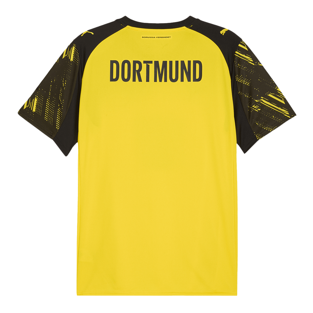 Borussia Dortmund Mens Home Soccer Jersey 2025/26 Yellow