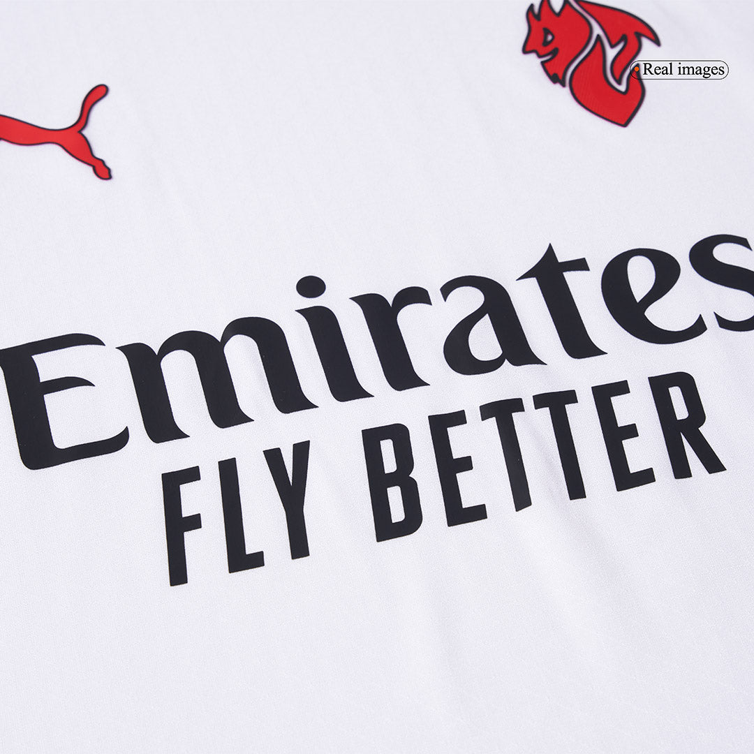AC Milan Mens Away Soccer Jersey 2025/26 White - Player Version