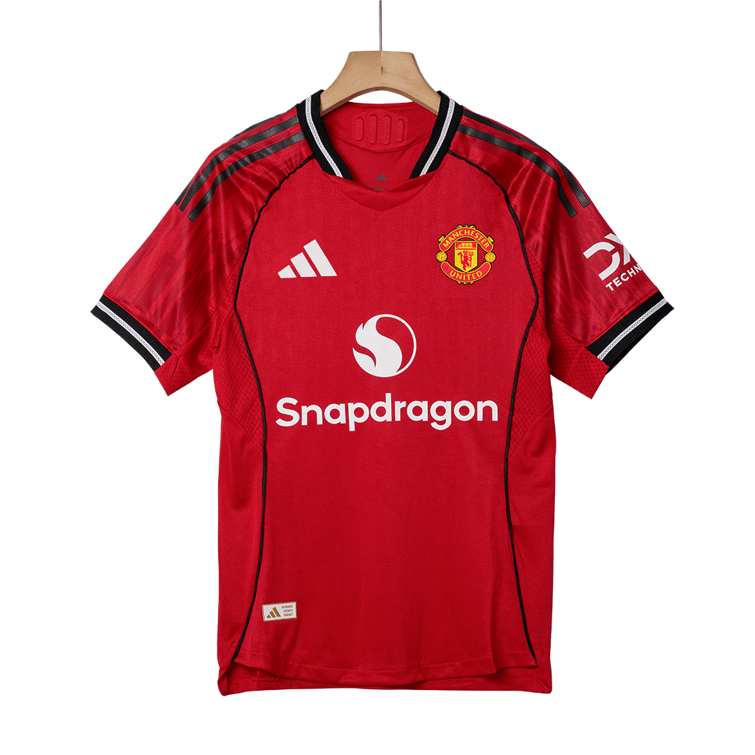 ŠEŠKO #30 Manchester United Mens Home Soccer Jersey 2025/26 Red - Player Version