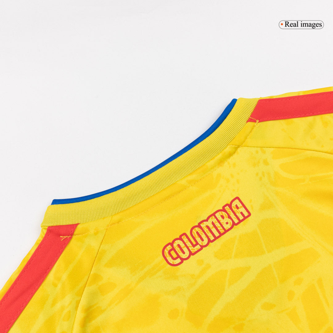Colombia Kids Home Soccer Kit World Cup 2026 Yellow