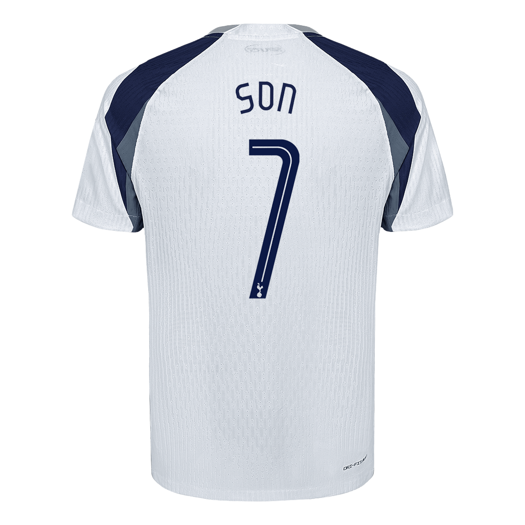 SON #7 Tottenham Hotspur Mens Home Soccer Jersey UCL 2025/26 White - Player Version