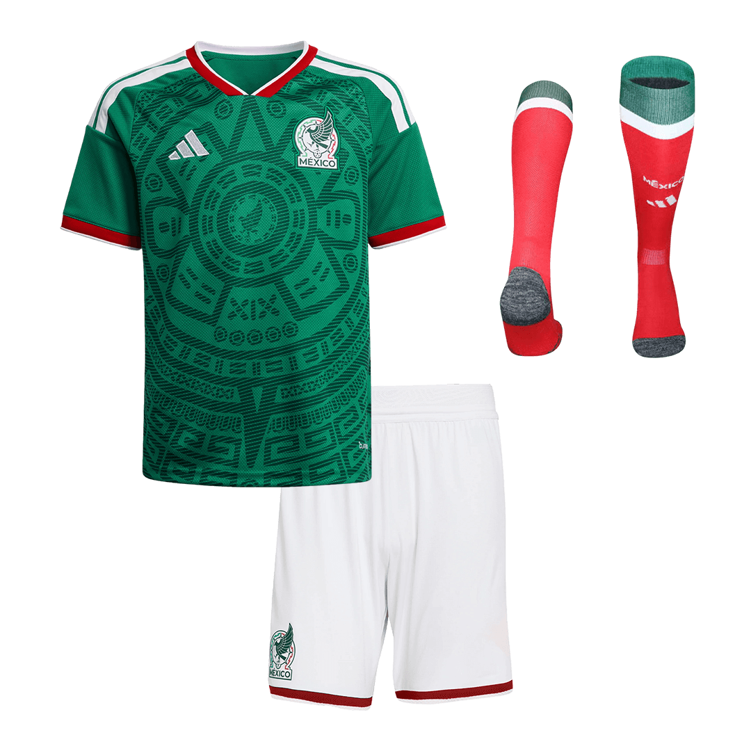 Mexico Kids Home Soccer Full Set 2026 Green [PREMIUM]