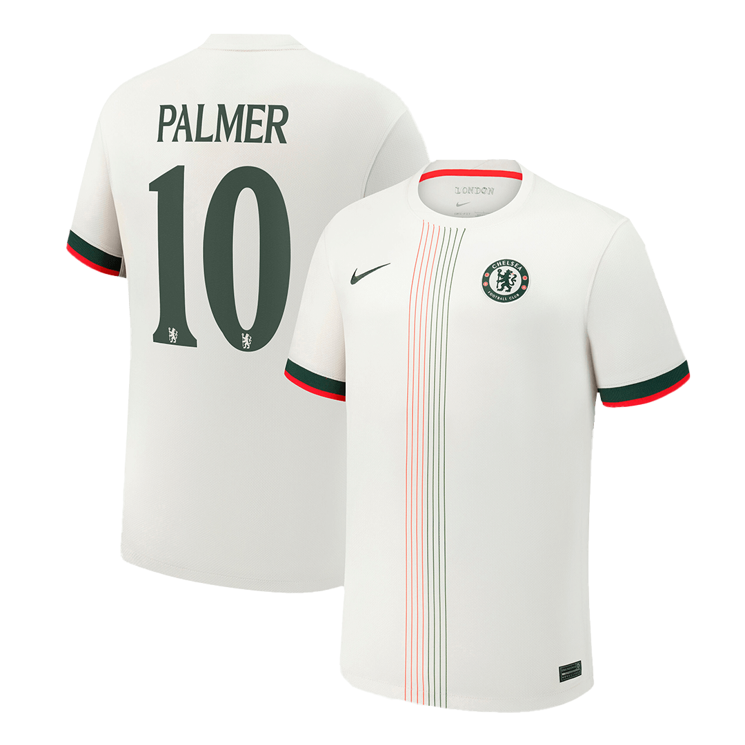 PALMER #10 Chelsea Mens Away Soccer Jersey UCL 2025/26 White