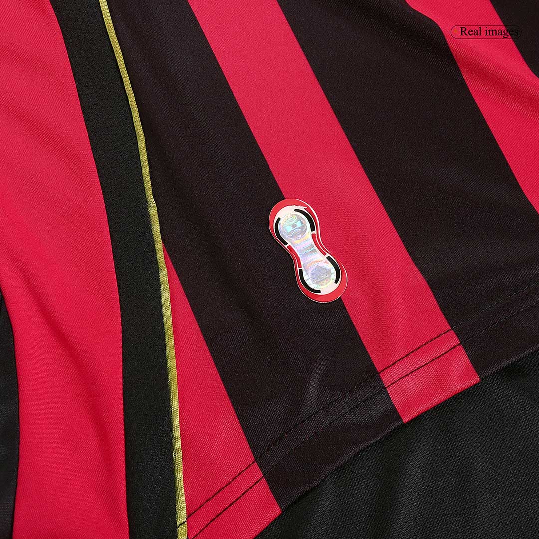 Retro AC Milan Mens Home Soccer Jersey 2006/07 Red&Black