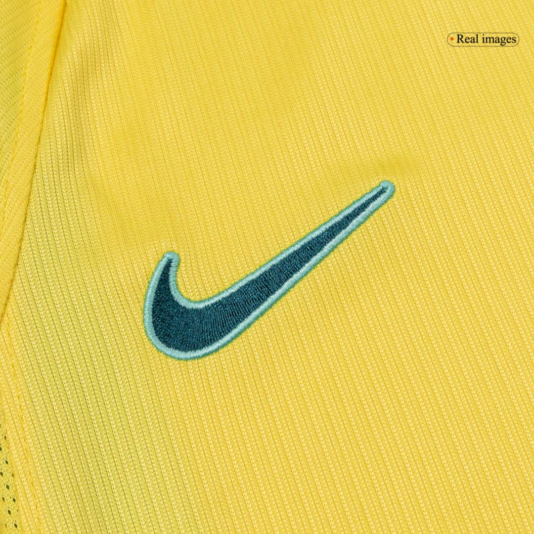 Brazil Womens Home Soccer Jersey World Cup 2026 Yellow