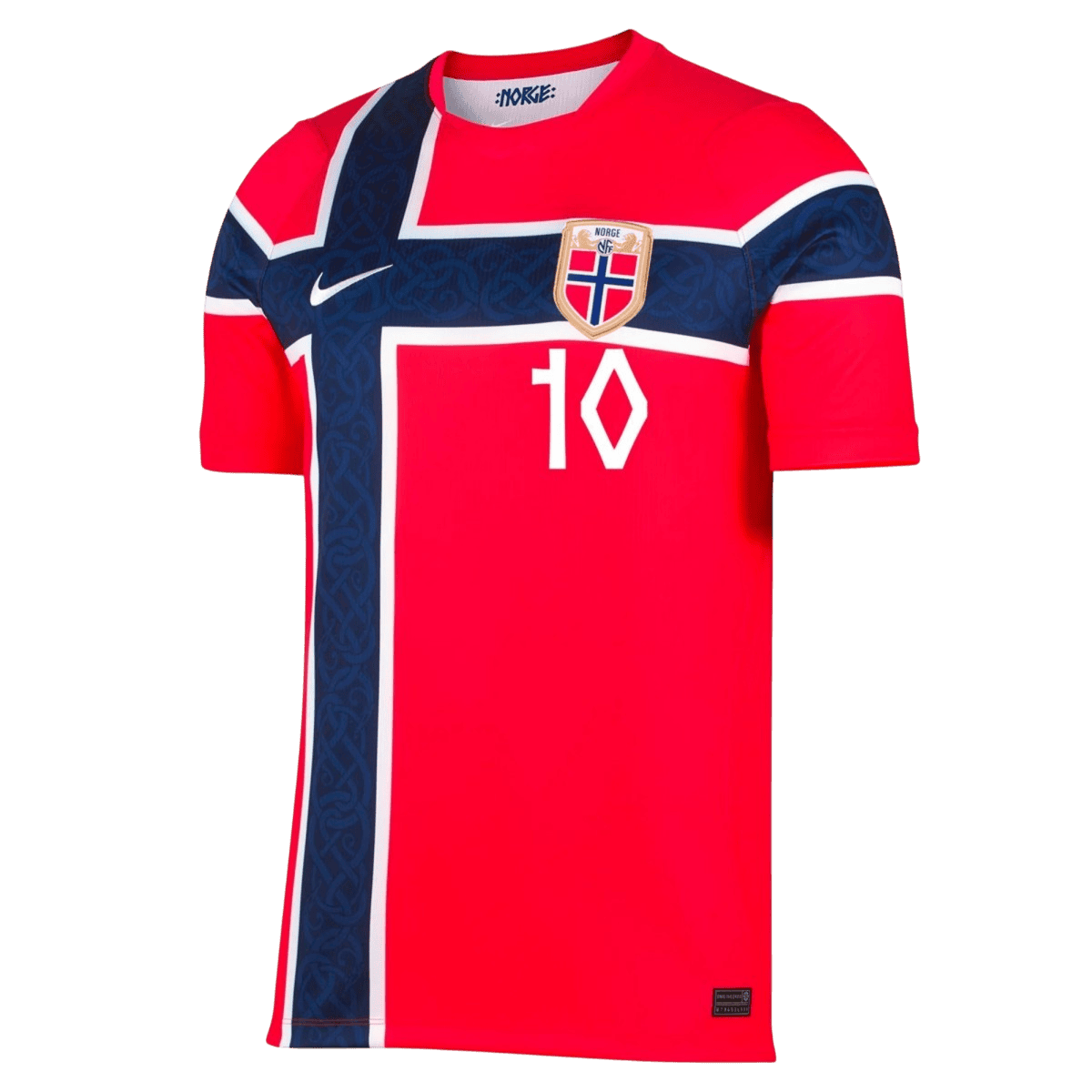 Ødegaard #10 Norway Mens Home Soccer Jersey World Cup 2026 Red
