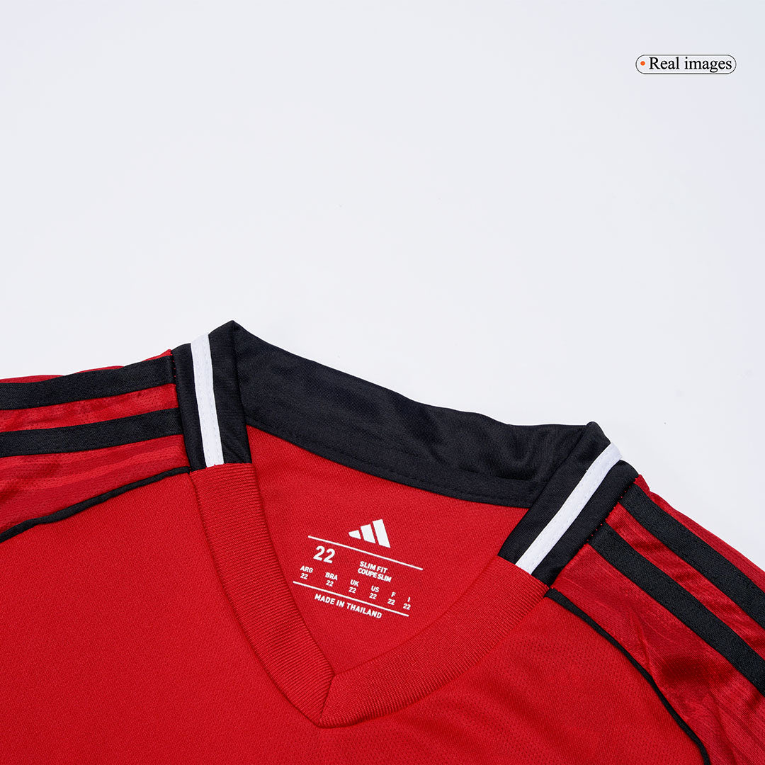 Manchester United Kids Home Soccer Kit 2025/26 Red