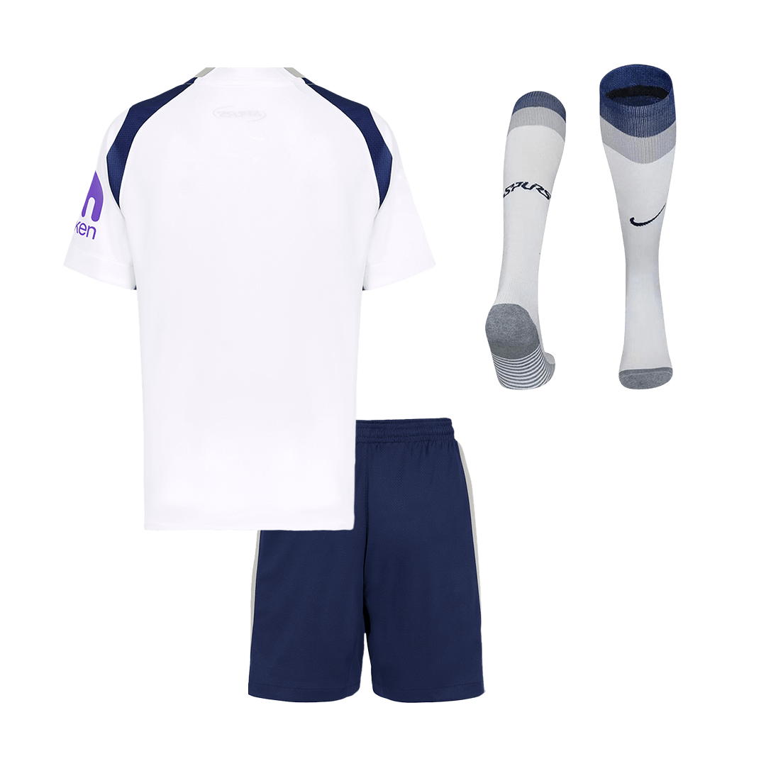 Tottenham Hotspur Kids Home Soccer Full Set 2025/26 White