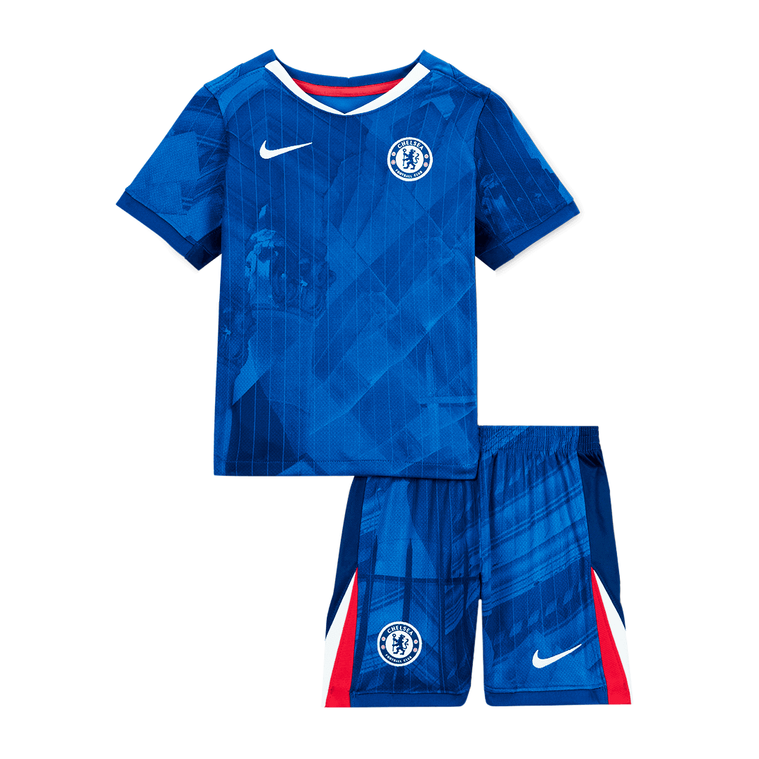 Chelsea Kids Home Soccer Kit 2025/26 Blue