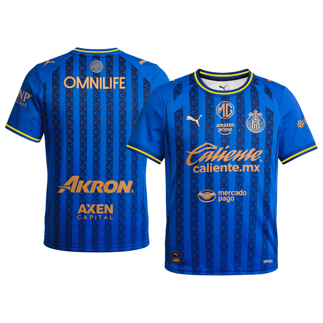 Chivas Mens Third Away Soccer Jersey 2025/26 Blue