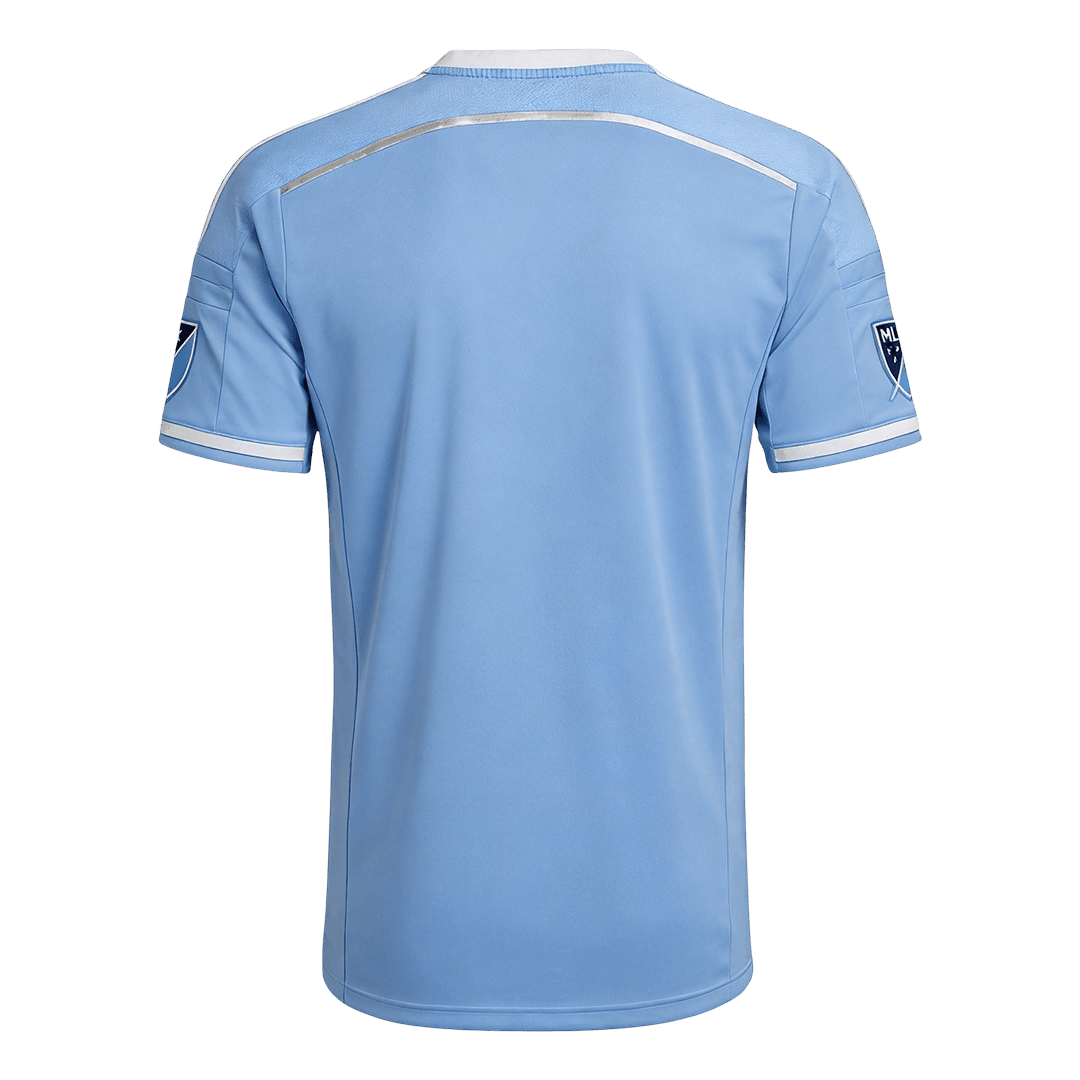 Retro New York City Mens Home Soccer Jersey 2015 Blue
