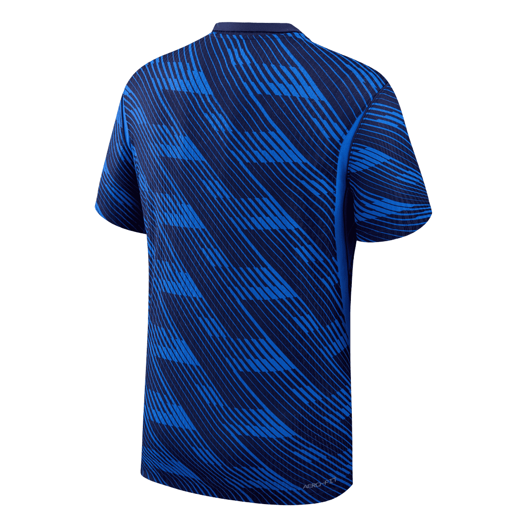 France Mens Home Soccer Jersey World Cup 2026 Blue - Player Version