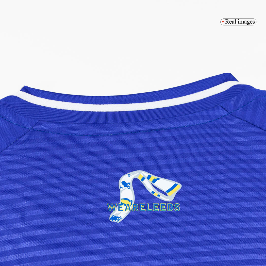 Leeds United Mens Away Soccer Jersey 2025/26 Blue