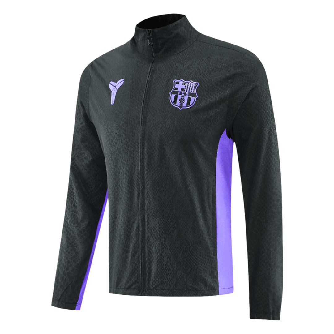 Barcelona Mens Windbreaker Jacket 2025/26 Black