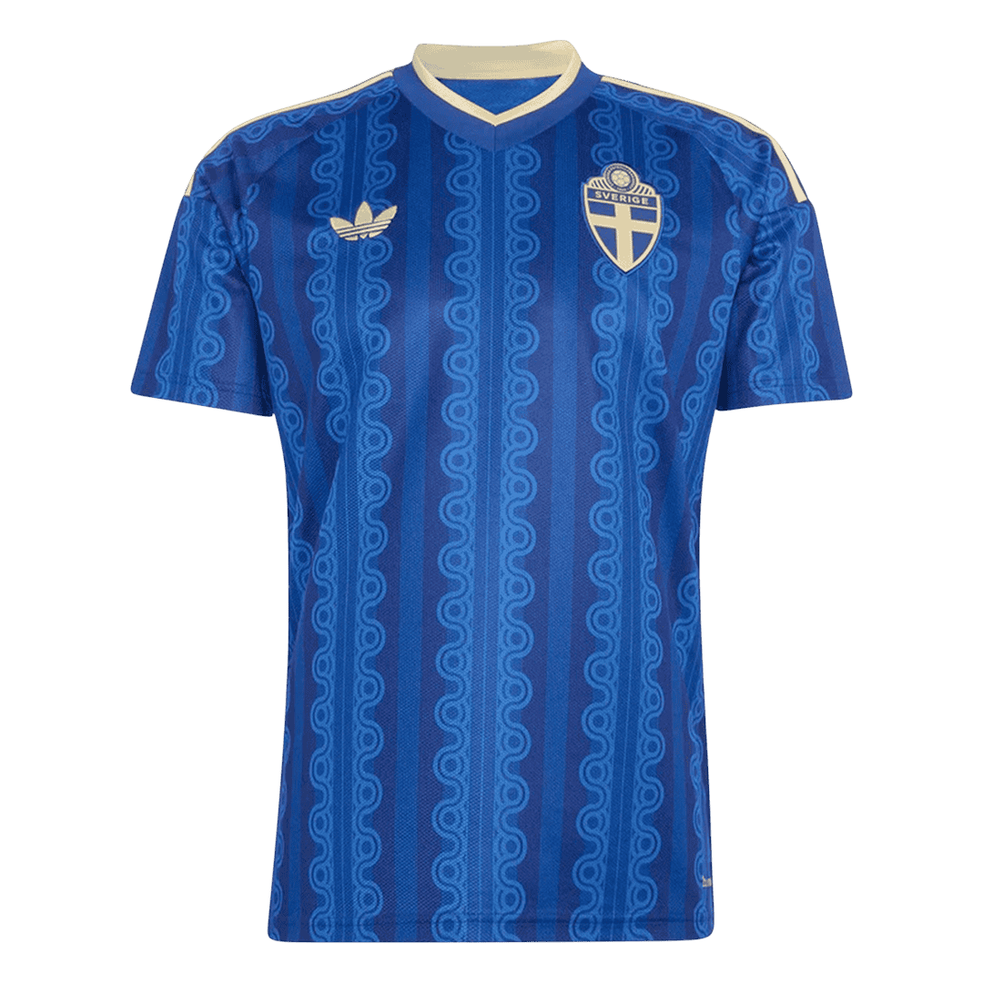 Sweden Mens Away Soccer Jersey World Cup 2026 Blue