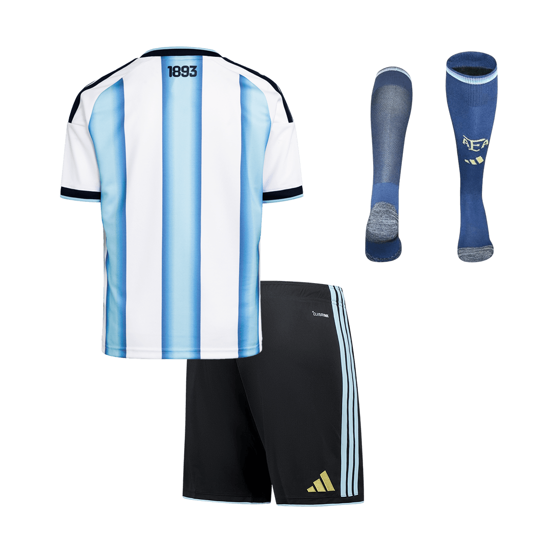 Argentina Kids Home Soccer Full Set World Cup 2026 Blue&White [PREMIUM]